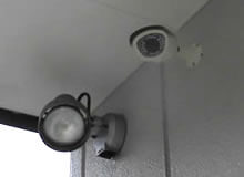 富士宮市個人宅での防犯カメラ設置