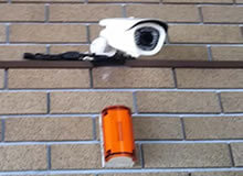 富士宮市の旅館に防犯カメラ設置工事