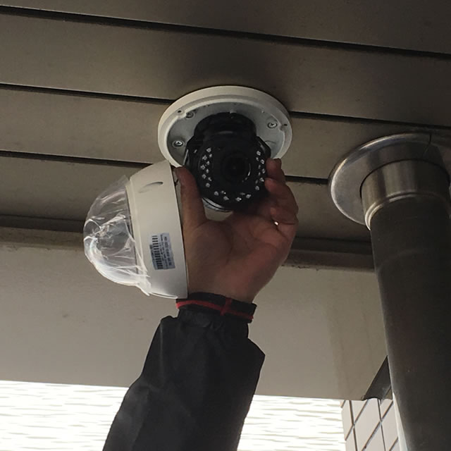 和歌山の企業への防犯カメラ設置工事２