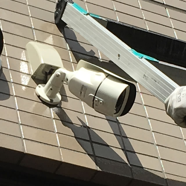 和歌山の企業への防犯カメラ設置工事５
