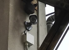 小牧市某工場内の防犯カメラ設置工事