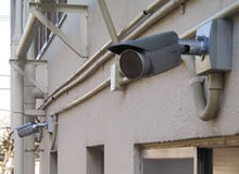 愛知県みよし市の社宅に監視カメラ設置