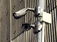 豊橋での屋外用防犯カメラ設置工事（レコーダーも屋外）