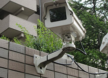 和歌山県和歌山市でマンションに防犯カメラ