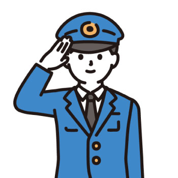 巡回連絡で警察から電話