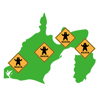 静岡県「令和7年度クマ出没マップ」
