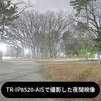 TR-IP8520-AISで撮影した夜間映像