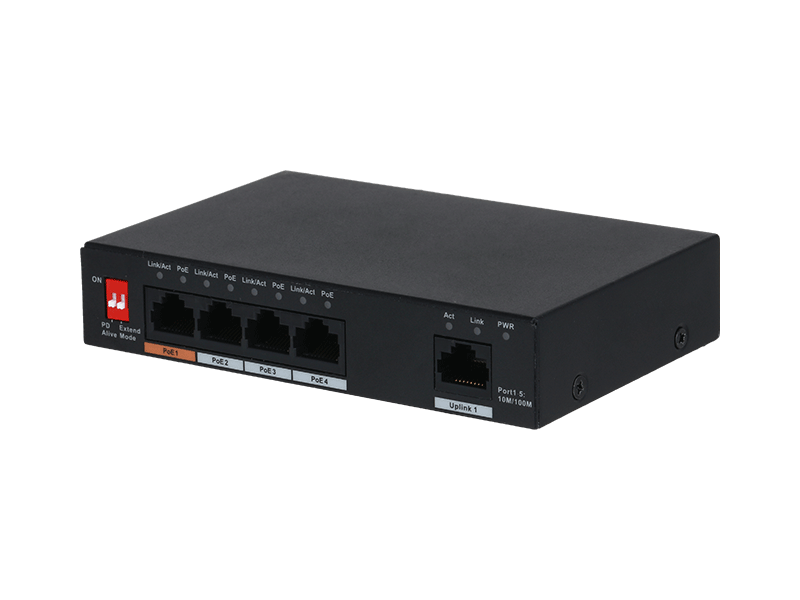 PoEスイッチングハブ　4ポート　TR-SW04PoE