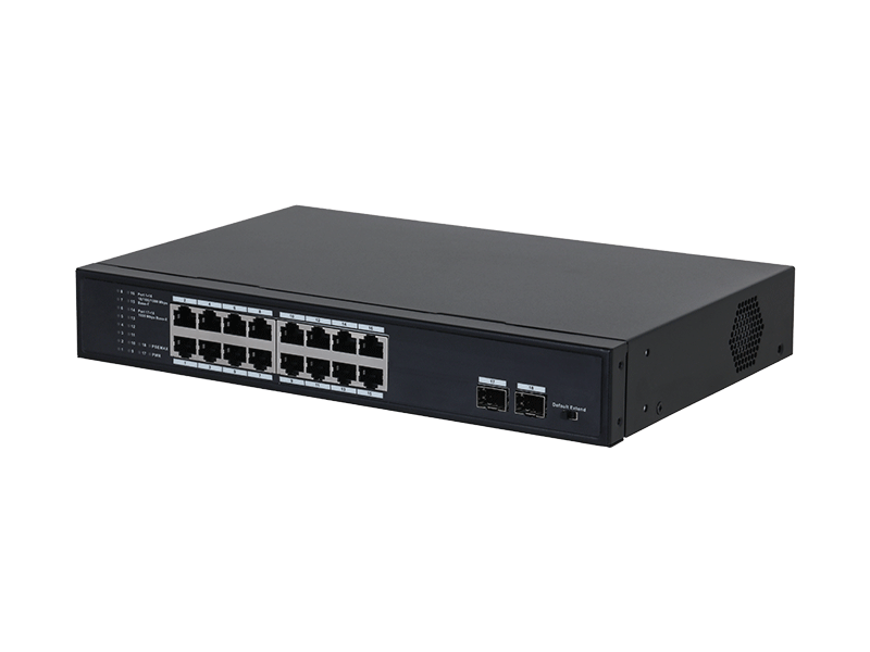 PoEスイッチングハブ　TR-SW16PoE-GB　16ポート＋2　135wギガビット