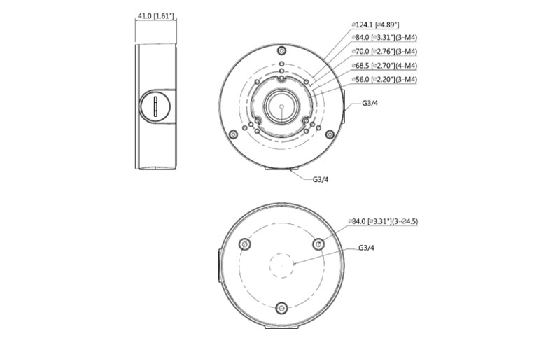 TR-9001-JB　PFA137　寸法図