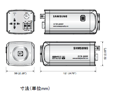 SCB-2000KN　寸法図