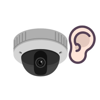 防犯カメラの音声録音