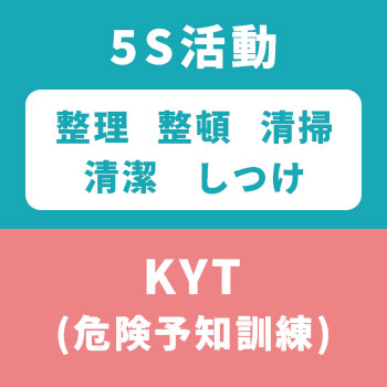 5S活動・KYT(危険予知訓練)を習慣にする