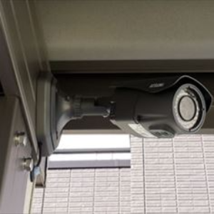 愛知県知多市の新築一戸建てに防犯カメラ2台設置