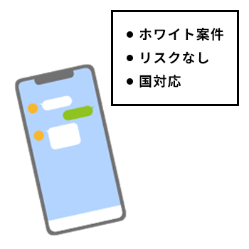 不安を消そうとする文言