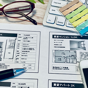 検索されて家賃を調べられた