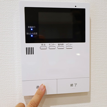 録画機能付きインターホン