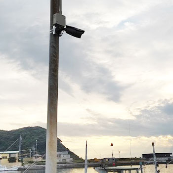 海沿いで利用する防犯カメラはIP67以上