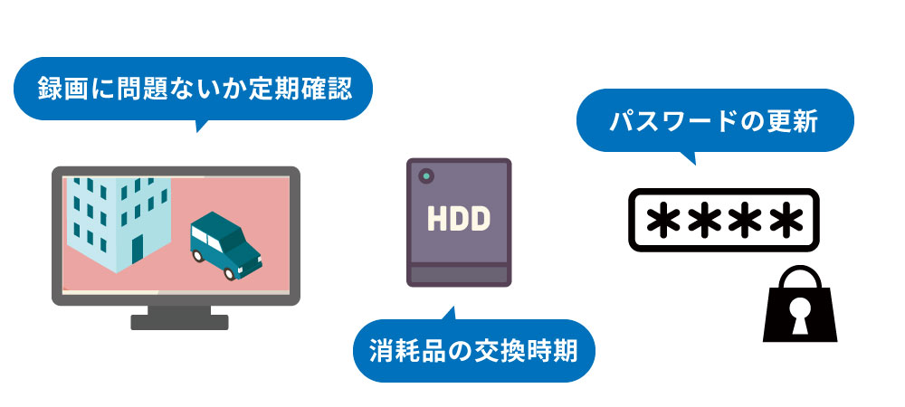 設置後の注意点