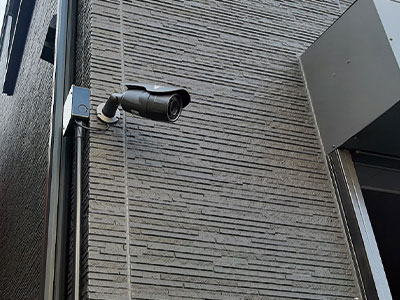 戸建で設置した防犯カメラ