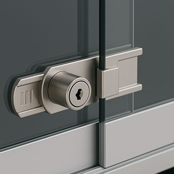 ショーケース用のスライディングロック