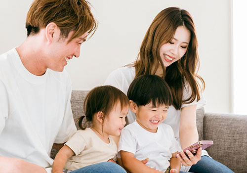 家族のコミュニケーションに会話機能が役立つ