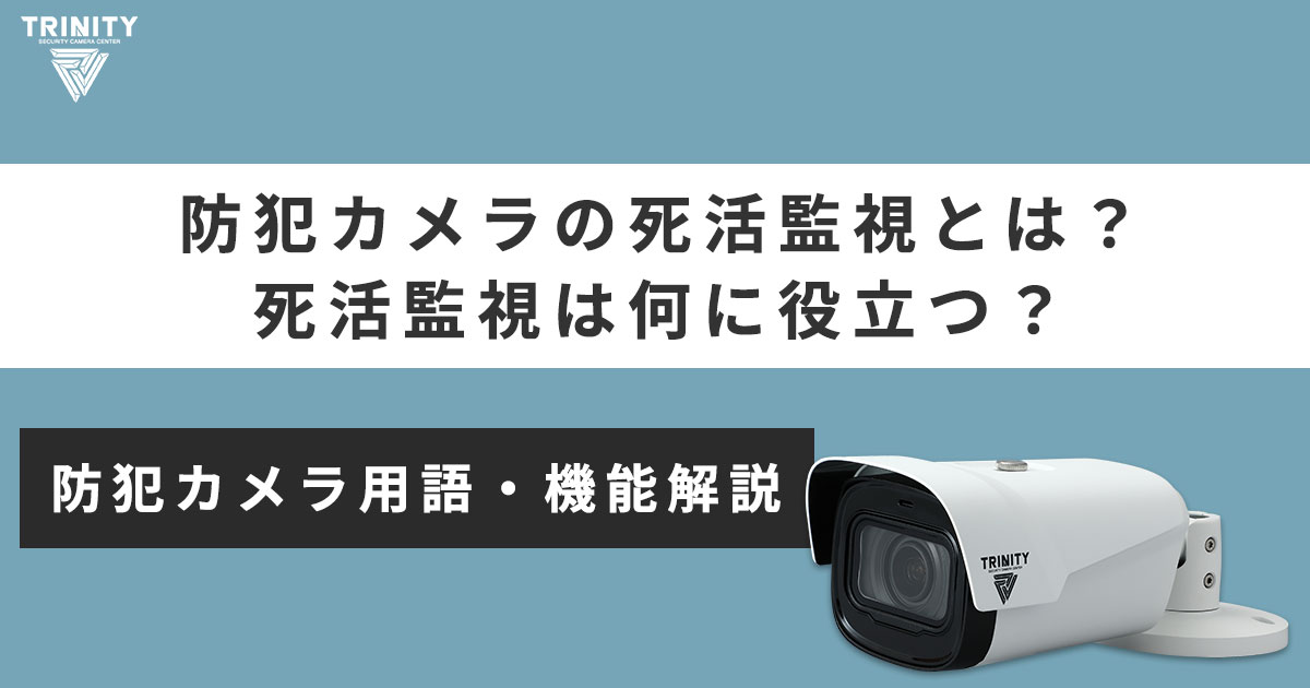 防犯カメラの死活監視とは