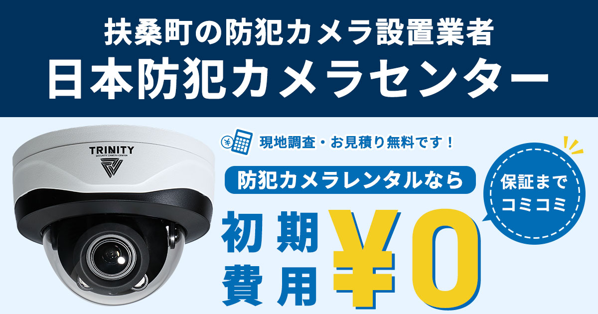 扶桑町の防犯カメラ設置について【費用・補助金・施工事例】