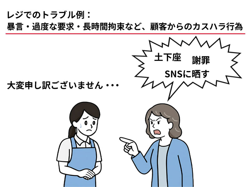 カスハラやクレーム対応の強化
