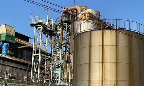 化学工場の防爆エリア