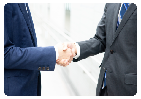 専任の担当が事業をサポート