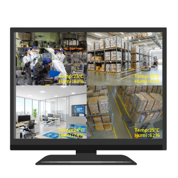 温湿度を管理できる監視カメラ