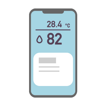 スマホアプリの湿度は正確ではないことがほとんど