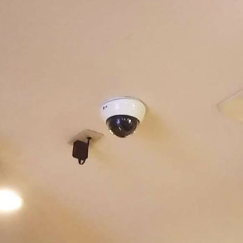 姫路市のホテルに設置した防犯カメラ