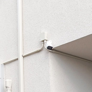 伊丹市の戸建てに設置した防犯カメラ