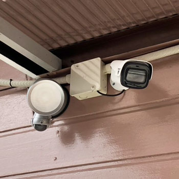 笠松町の戸建てに設置した防犯カメラ