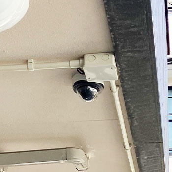 郡山市の戸建てに設置した防犯カメラ