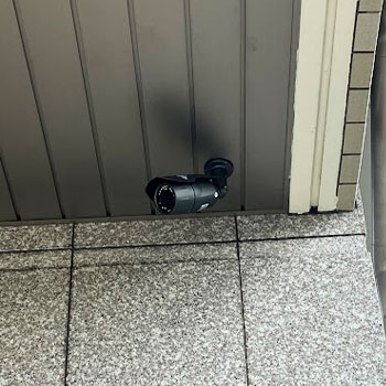 名古屋市のマンションに設置した防犯カメラ