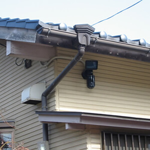 犬山の戸建住宅の防犯カメラ