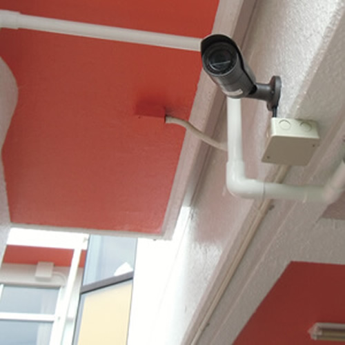 犬山の幼稚園に設置工事した防犯カメラ