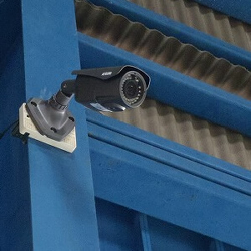 犬山の工場に設置工事した防犯カメラ