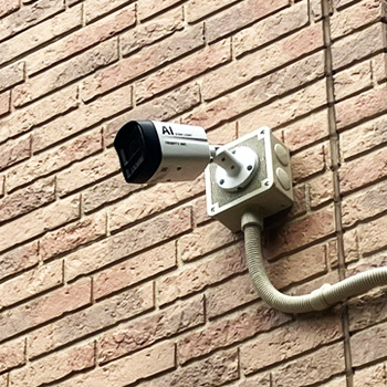 下関市の戸建てに設置したAIスターライトカメラ