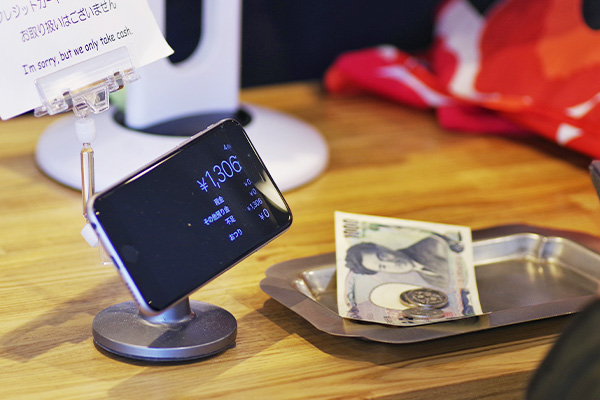 店舗の防犯カメラ