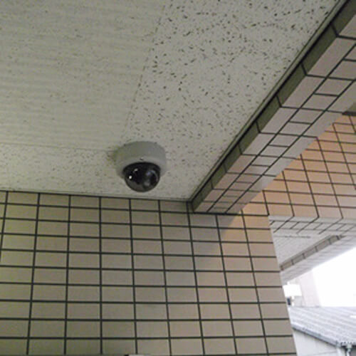 豊田市マンションの防犯カメラ