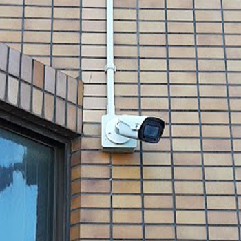 横浜市のマンションに設置した防犯カメラ