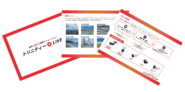 トリニティーライブのサービス資料